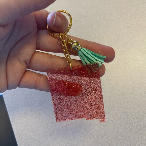 Handmade U.S. State Keychain - New Mexico - Picture 2 of 6